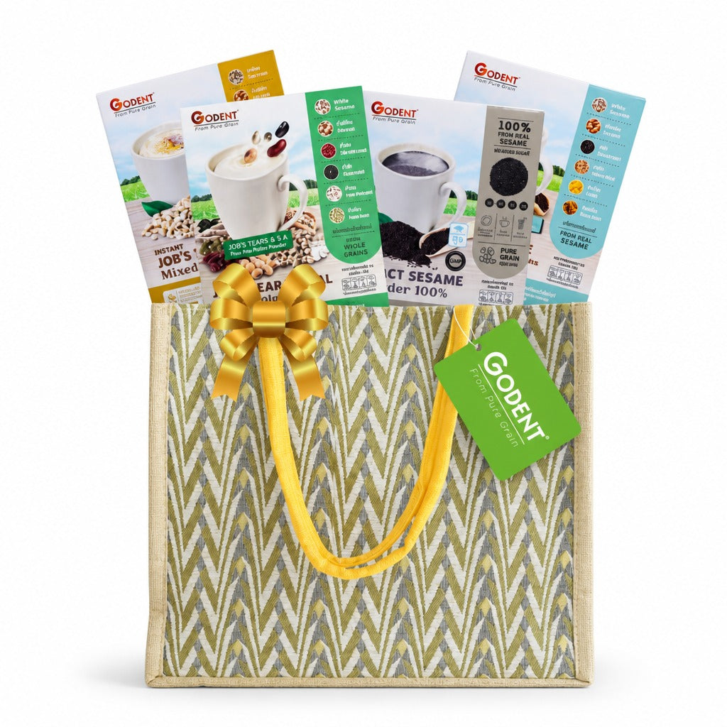 Golden Wellness Gift Set — white studio