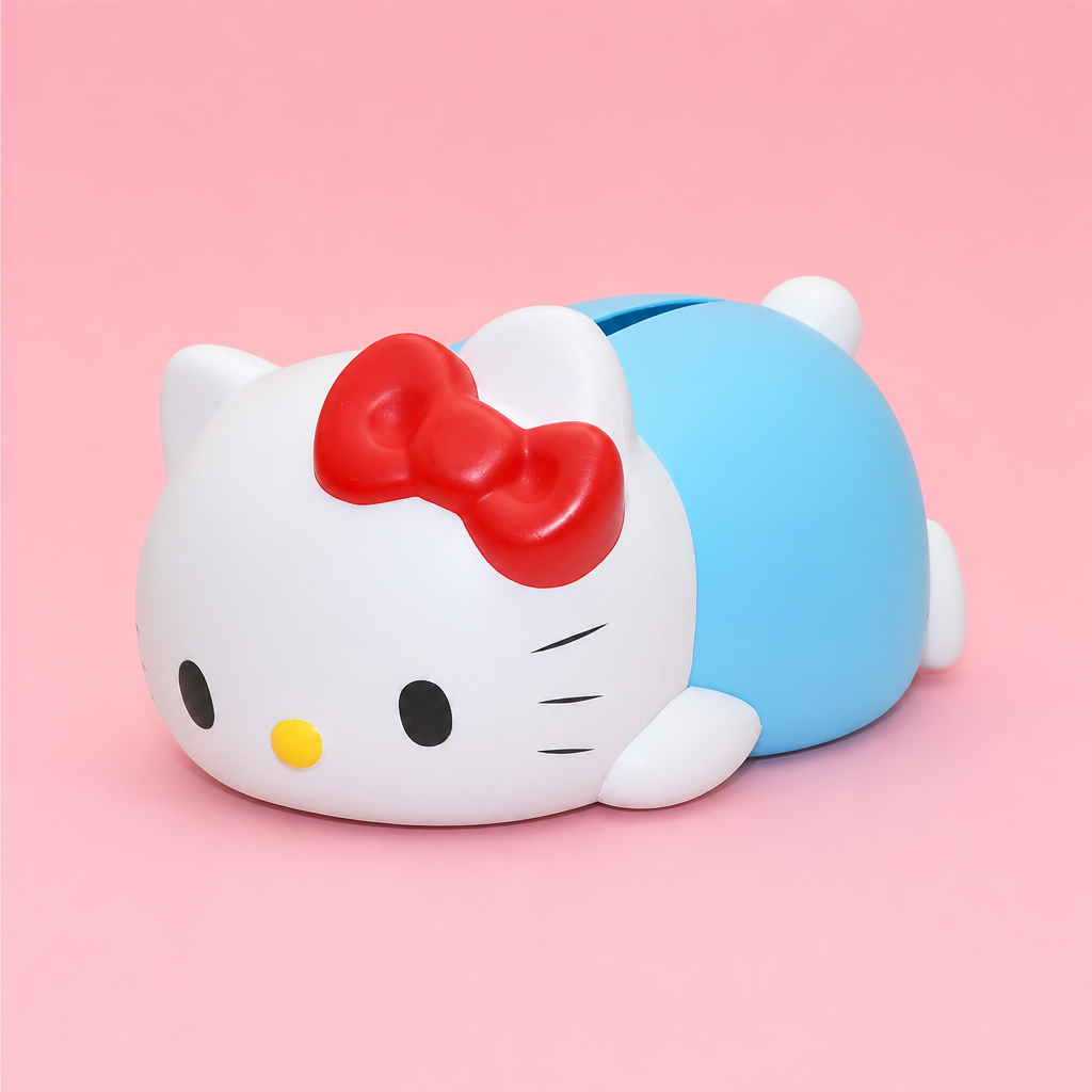 Cute Cat Tissue Cover — blush