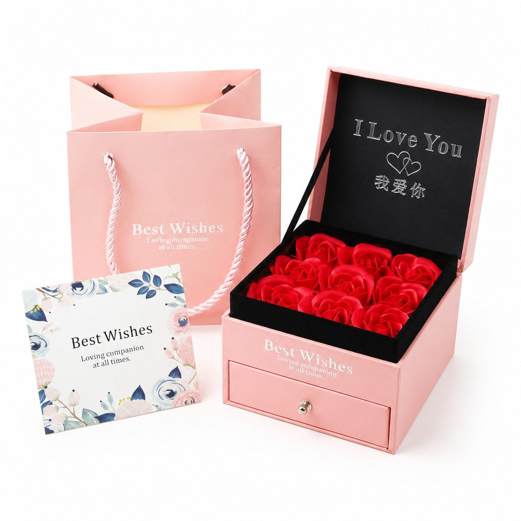 Jewellery Holder Gift Set — Pink