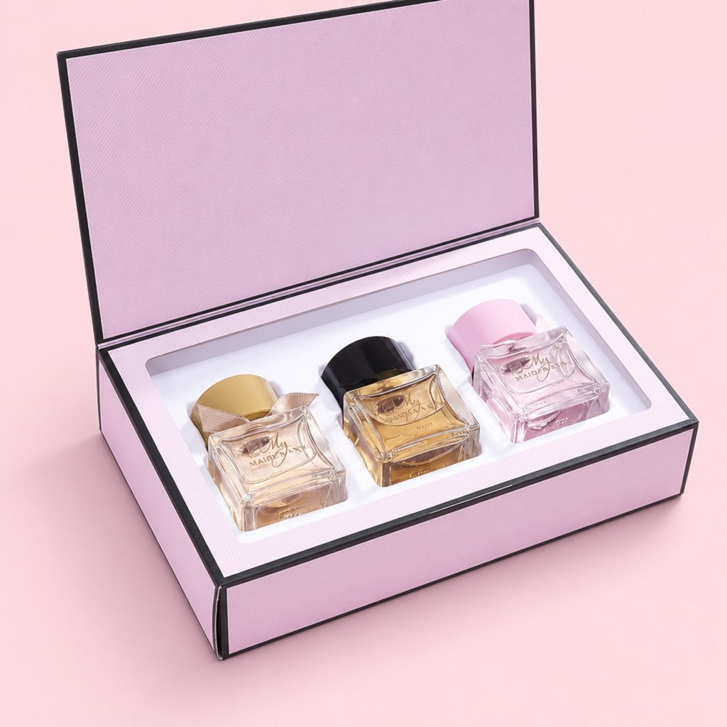 Women's Floral Perfume Set (3 Bottles) — blush