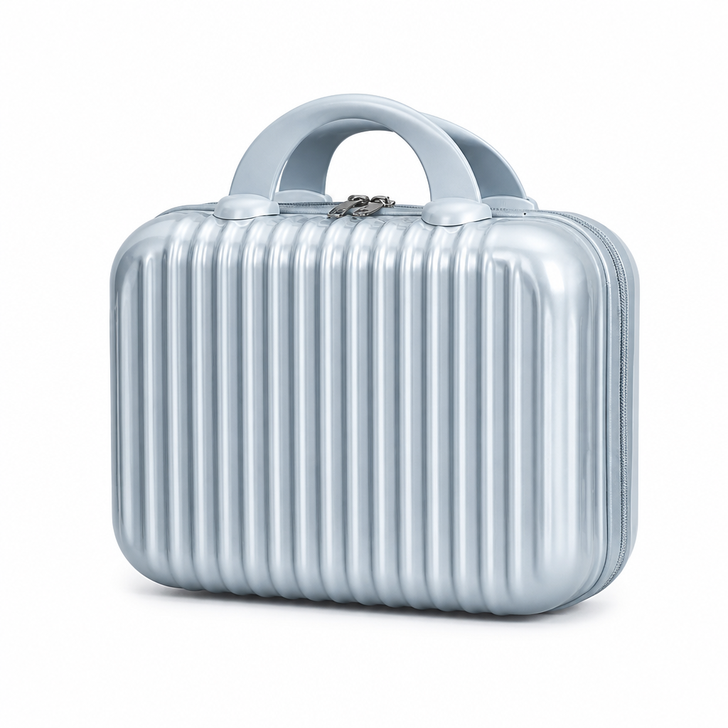 14-inch Cabin Travel Suitcase — Silver Blue