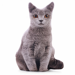3D Cat Plush Pillow