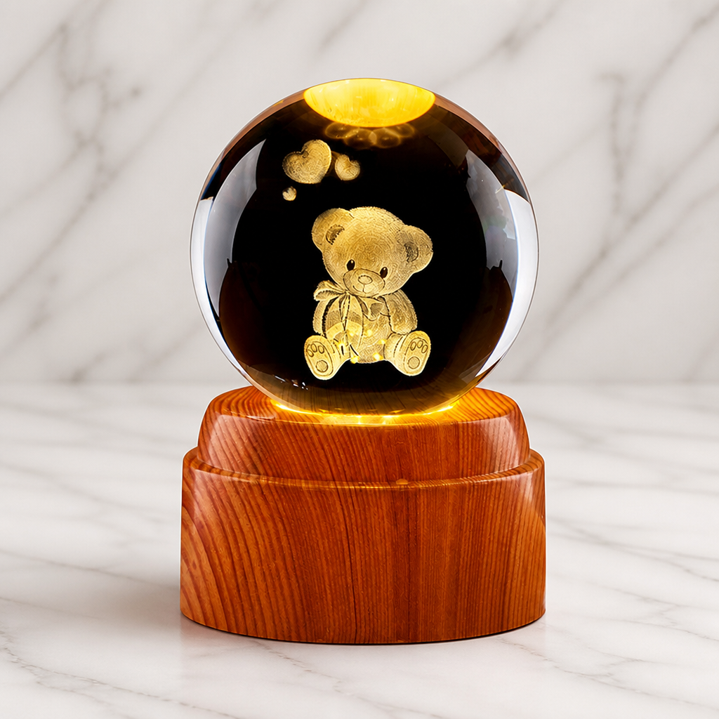 Crystal Ball Lamp — marble studio