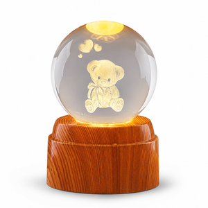 Rotating Crystal Ball Lamp