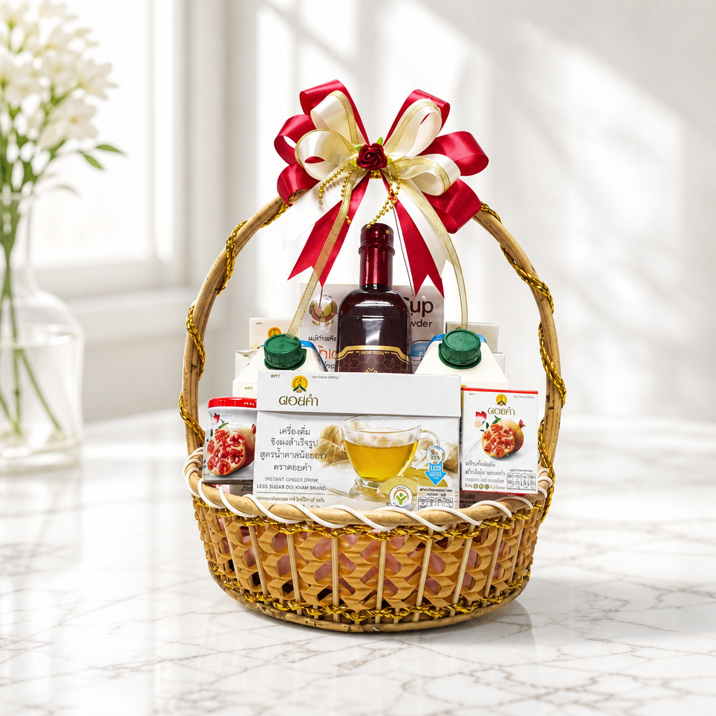 Doikham Wellness Gift Hamper — marble vanity