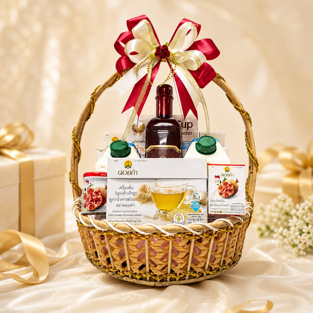 Doikham Wellness Gift Hamper — gift presentation