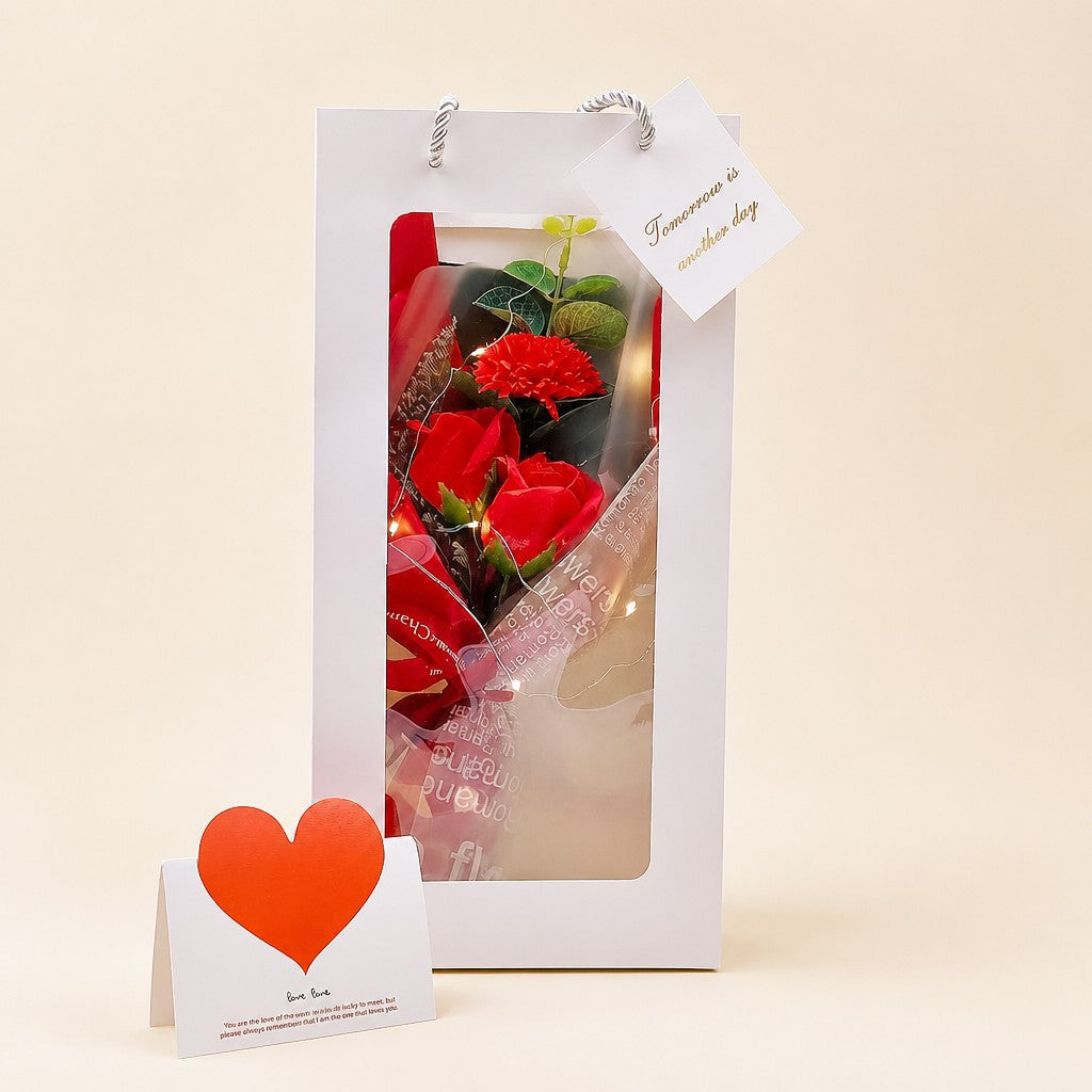 Dried Rose Flower Set — cream
