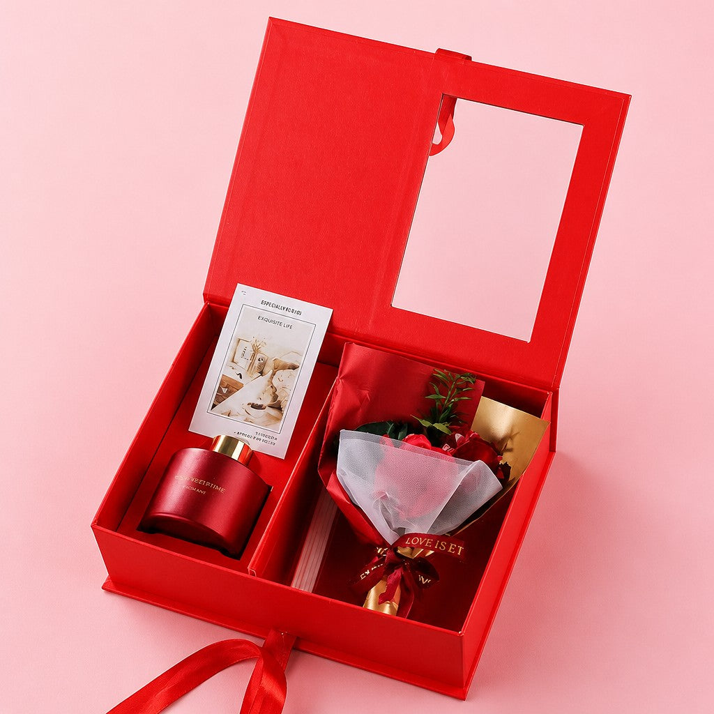 Flower & Scent Diffuser Gift Box — blush