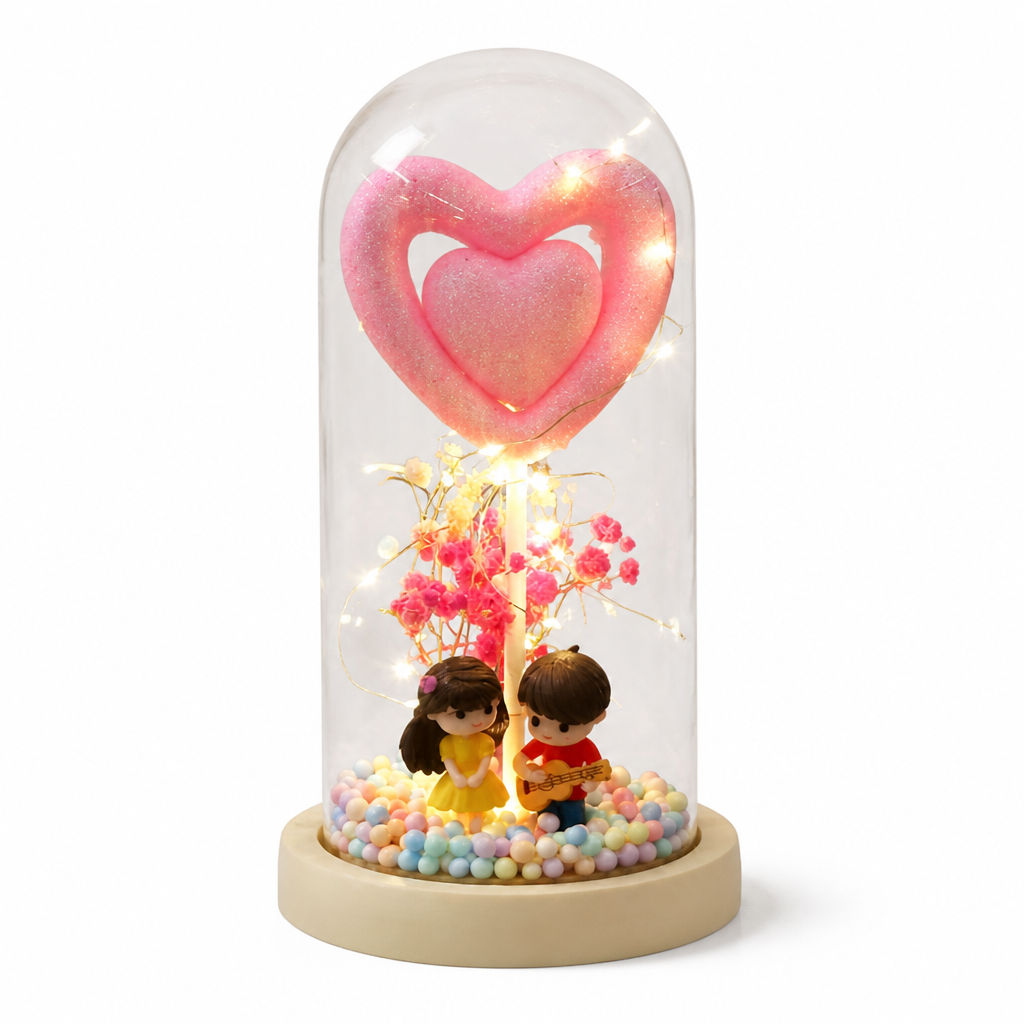 Forever Rose — Pink Heart