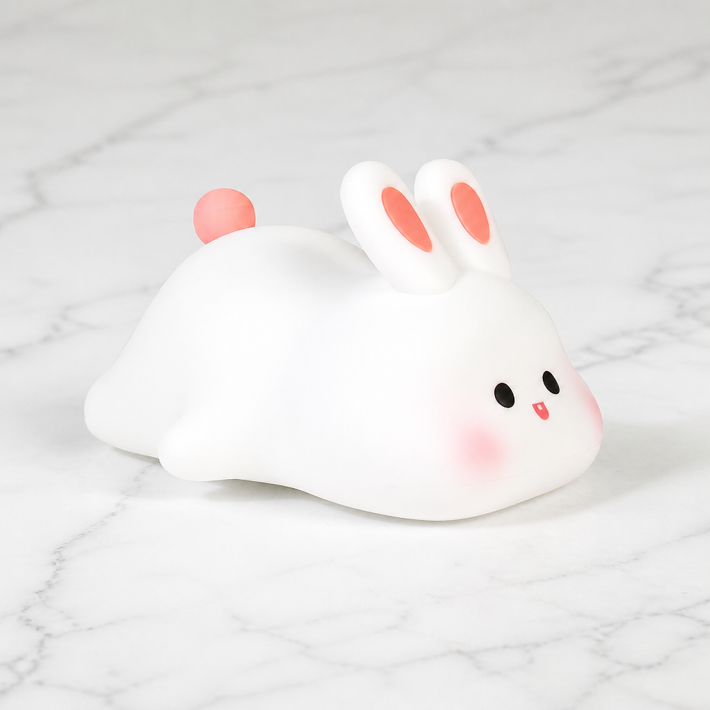 Cute LED Rabbit Lamp — marble