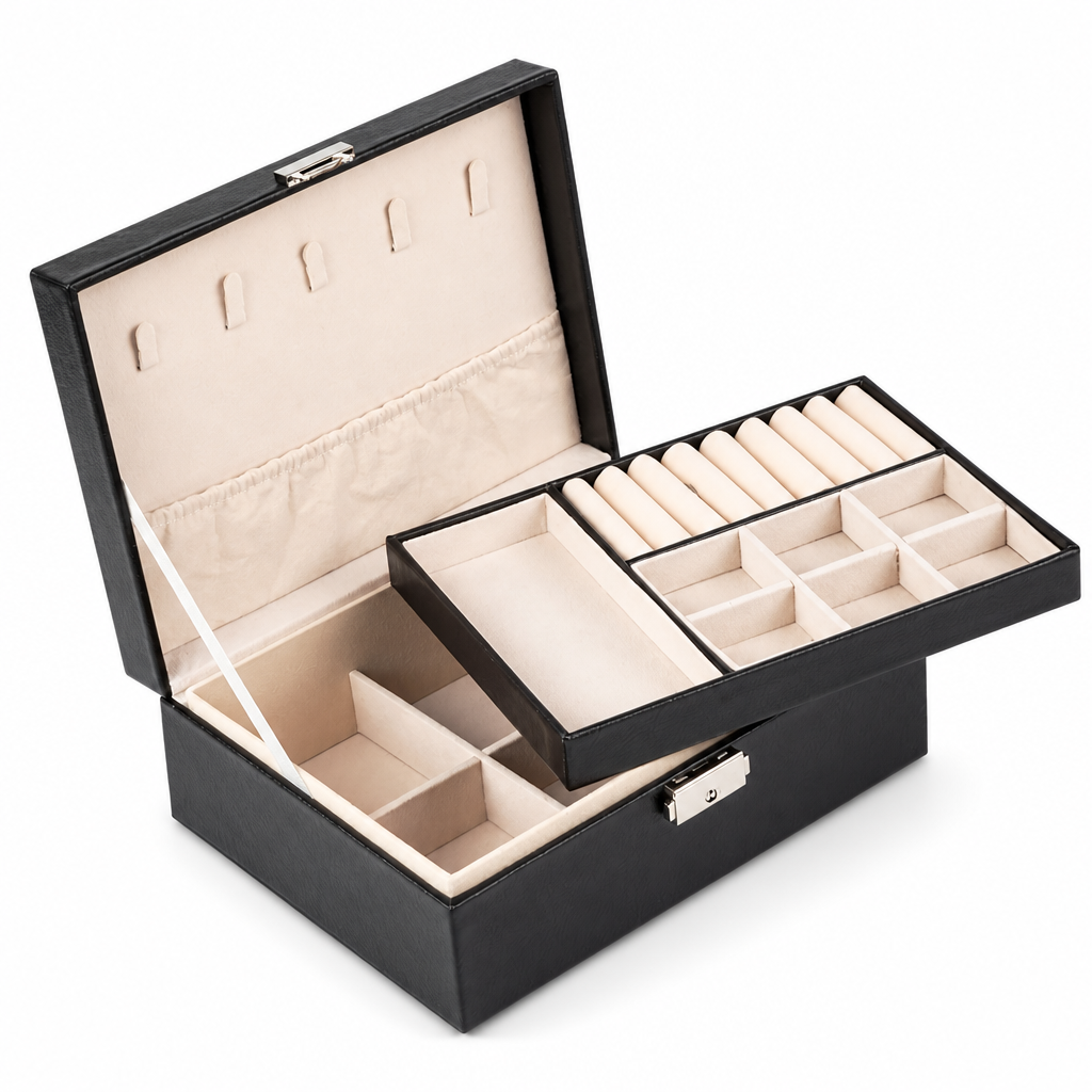 Jewellery Organiser Box — B Black