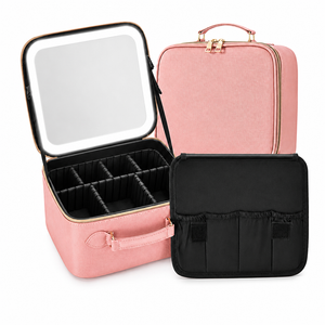 LED Mirror Portable Makeup Case