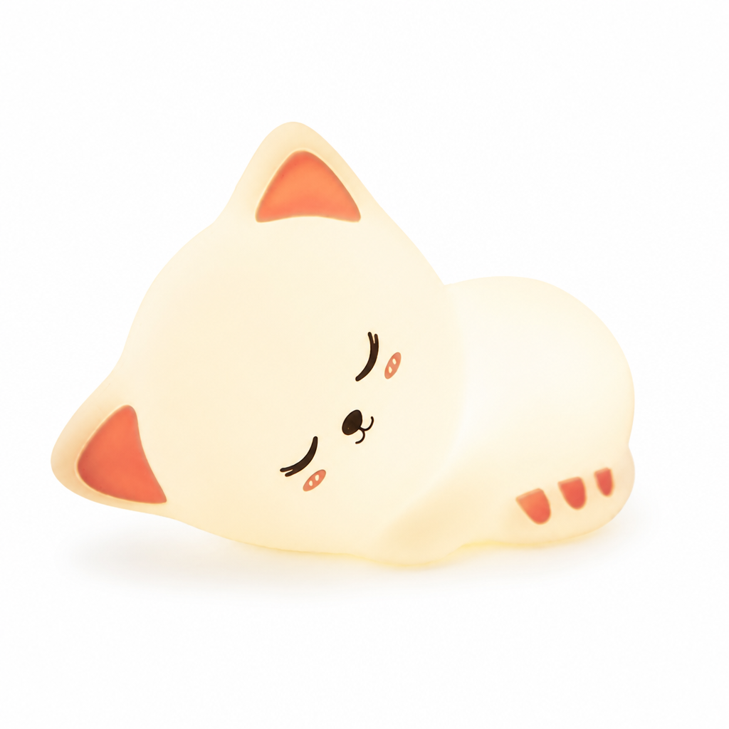 Rabbit Silicone Night Light — LED-แมวขี้เซา
