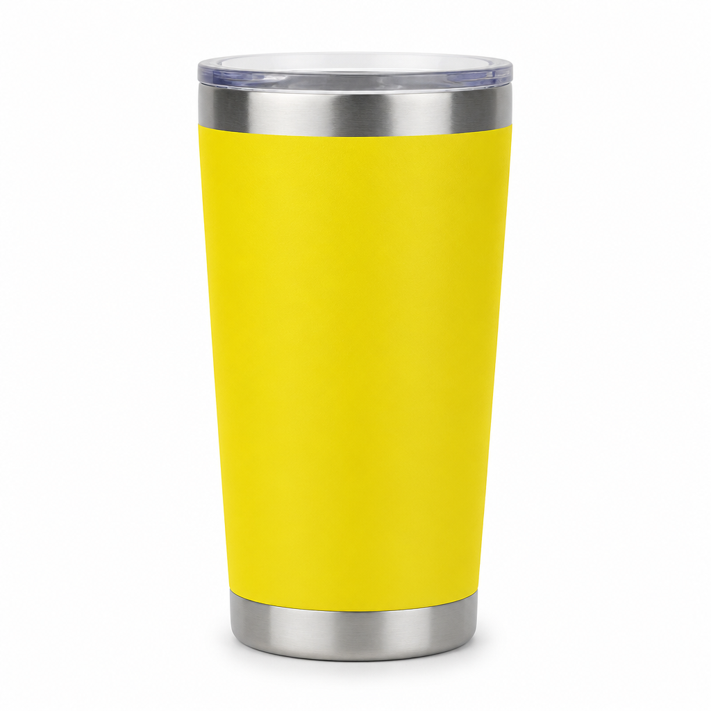 Stainless Steel Insulated Cold Cup — Yellow