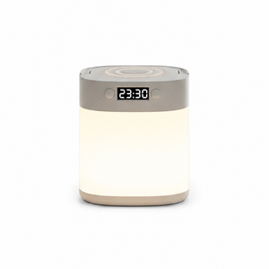 Touch Bedside Lamp with Clock