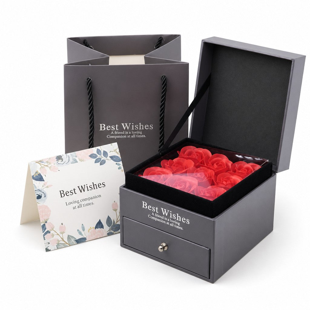 Jewellery Holder Gift Set — Grey