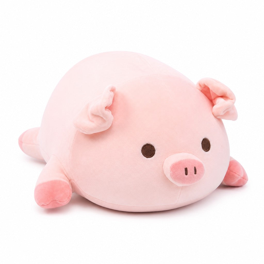 Pink Pig Plush Pillow — A 40cm