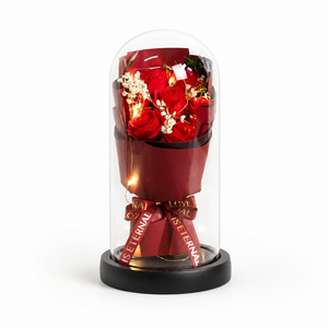 Preserved Rose Bouquet Jar Gift