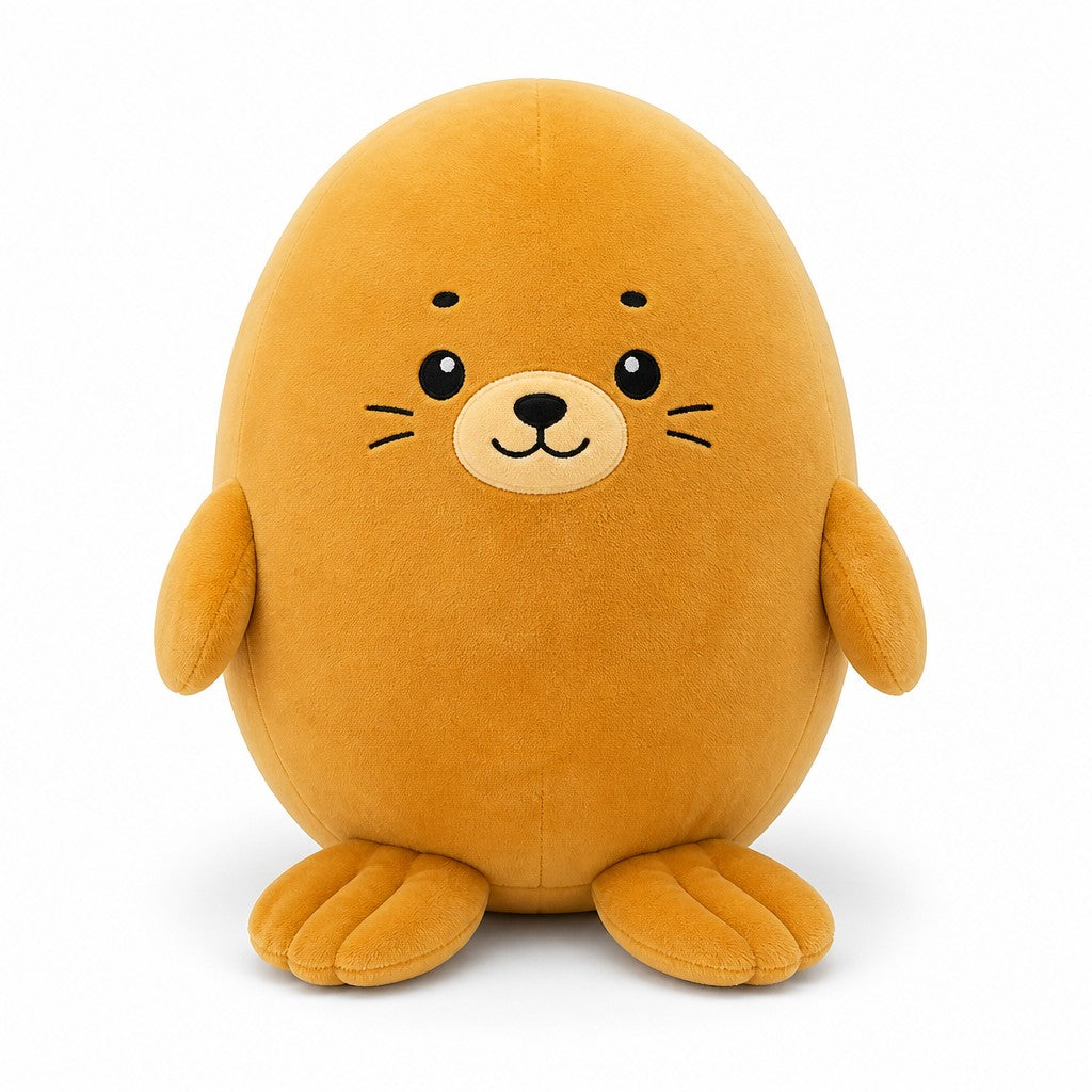 Seal Plush Toy — Brown 115cm