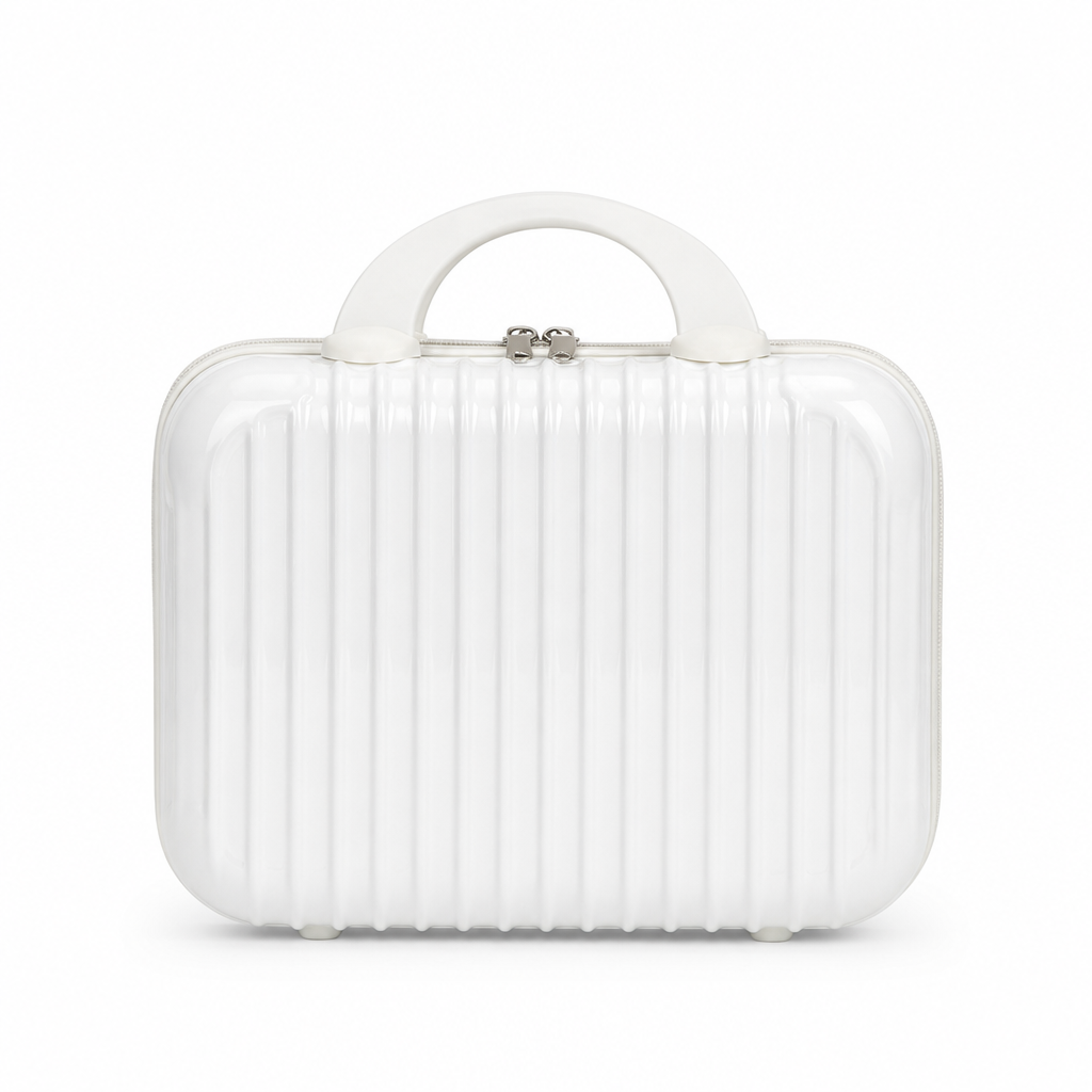 14-inch Cabin Travel Suitcase — White