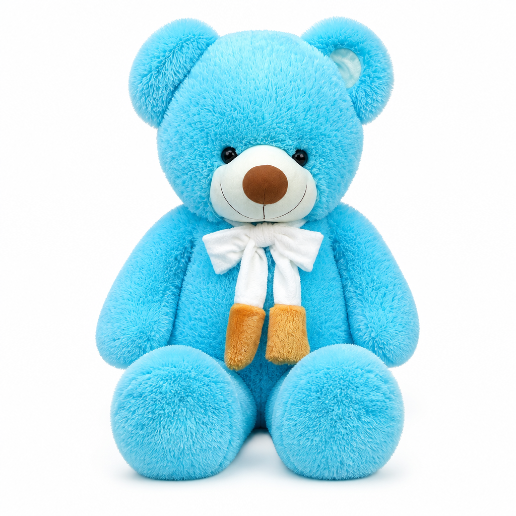 Giant Teddy Bear 110cm Blue