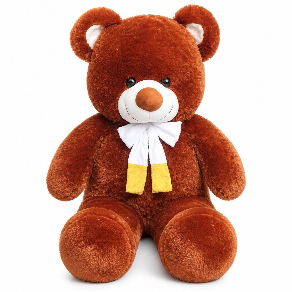 Giant Teddy Bear 110cm Dark Brown