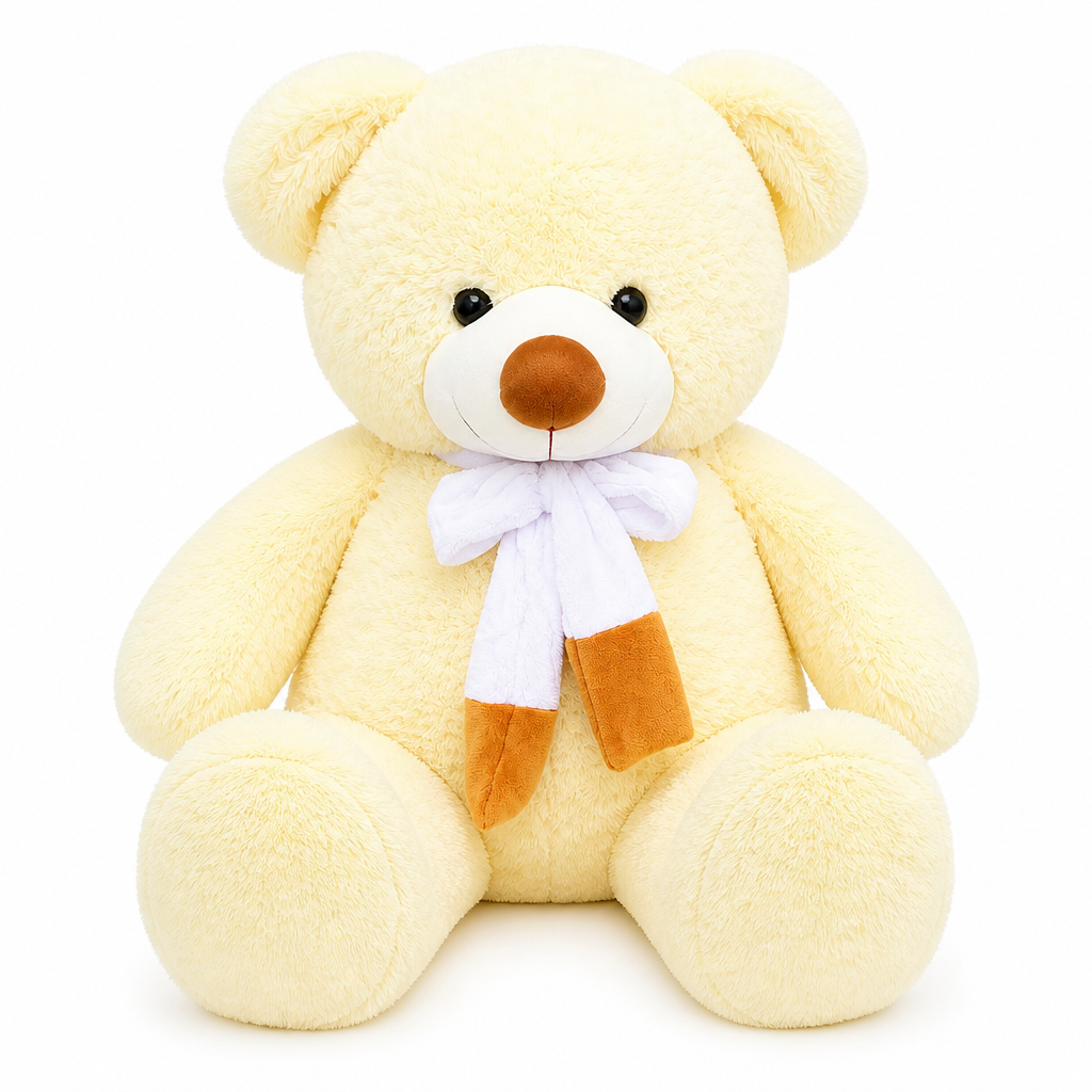 Giant Teddy Bear 110cm White