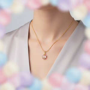 Crystal Heart Pendant Necklace