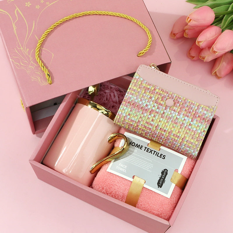 Cute Coffee Cup Gift Box Set