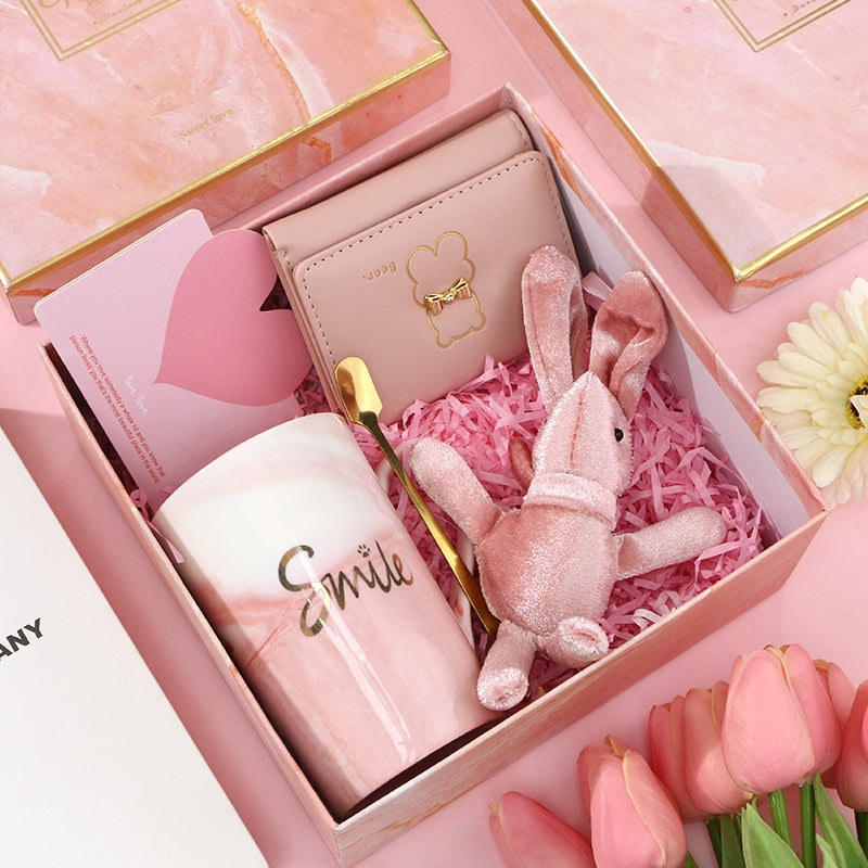Cute Coffee Cup Gift Box Set