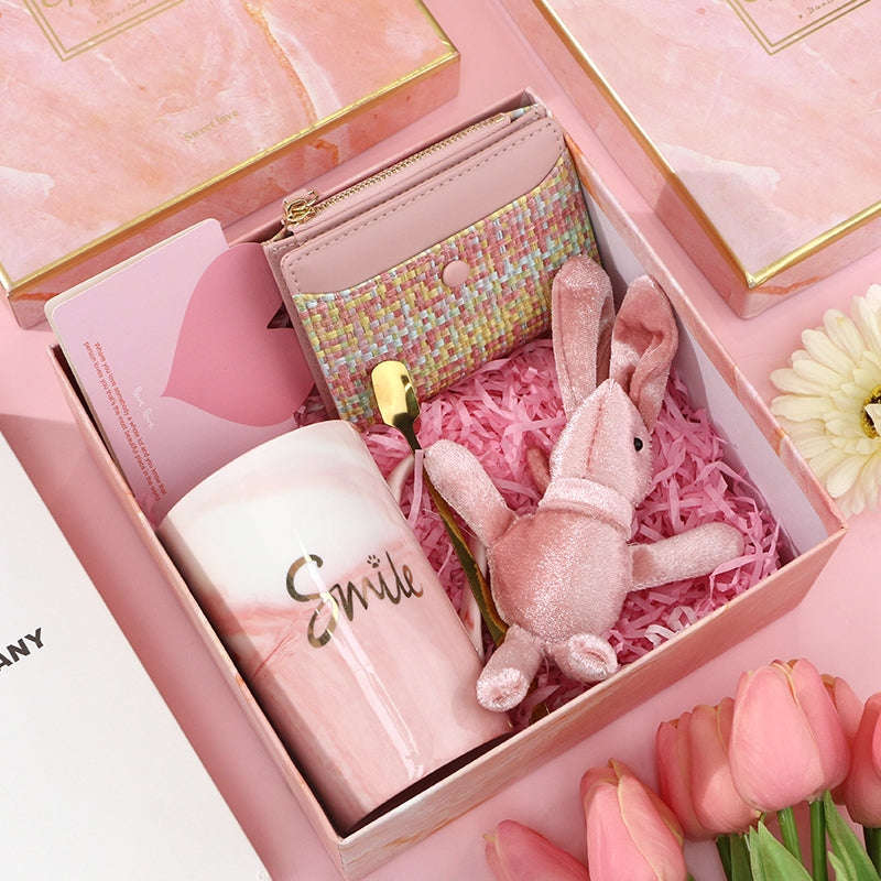 Cute Coffee Cup Gift Box Set
