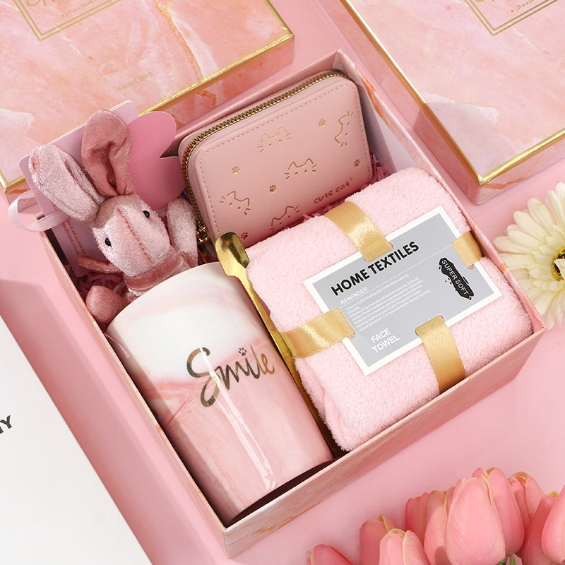 Cute Coffee Cup Gift Box Set