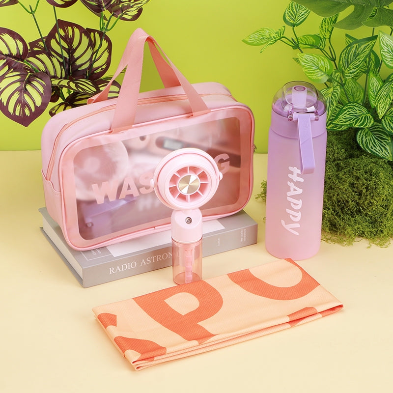 Pink Travel Gift Box Set — Mist Fan Soft