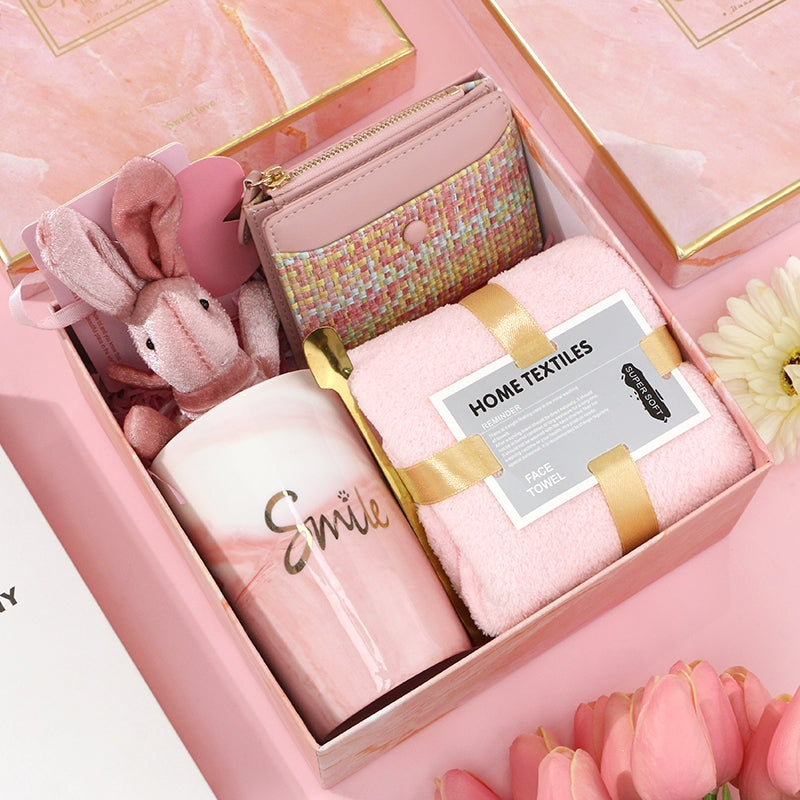 Cute Coffee Cup Gift Box Set