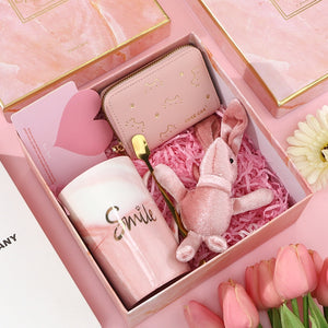 Cute Coffee Cup Gift Box Set